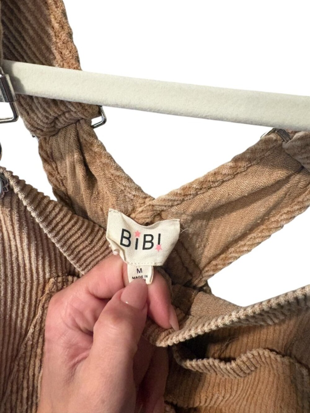 BiBi Distressed Corduroy Overalls - Picture 15 of 15